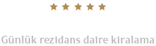 Kartal günlük rezidans kiralama